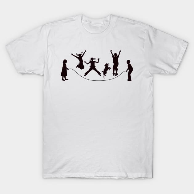 Smile of childhood playing T-Shirt by High Class Arts